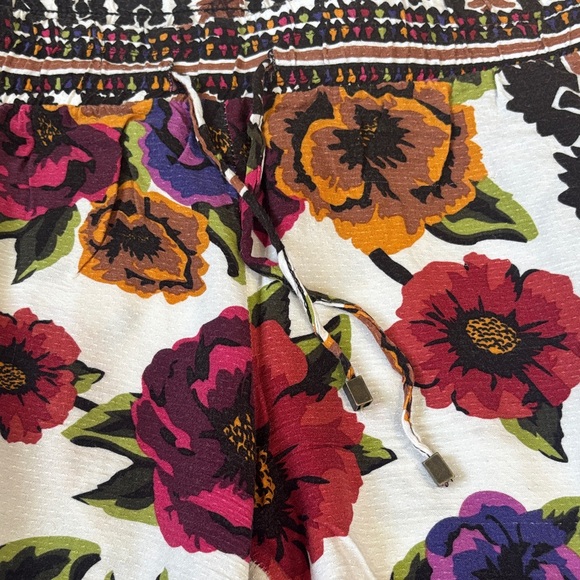 Rachel Zoe Floral Wide Leg Boho Pants - Multicolor - Picture 4 of 10